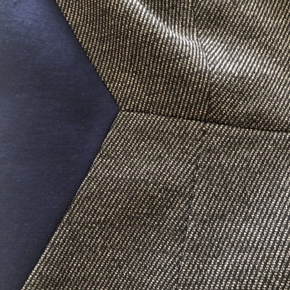 TAHARI color block navy black dress NWOT - Picture 4 of 11